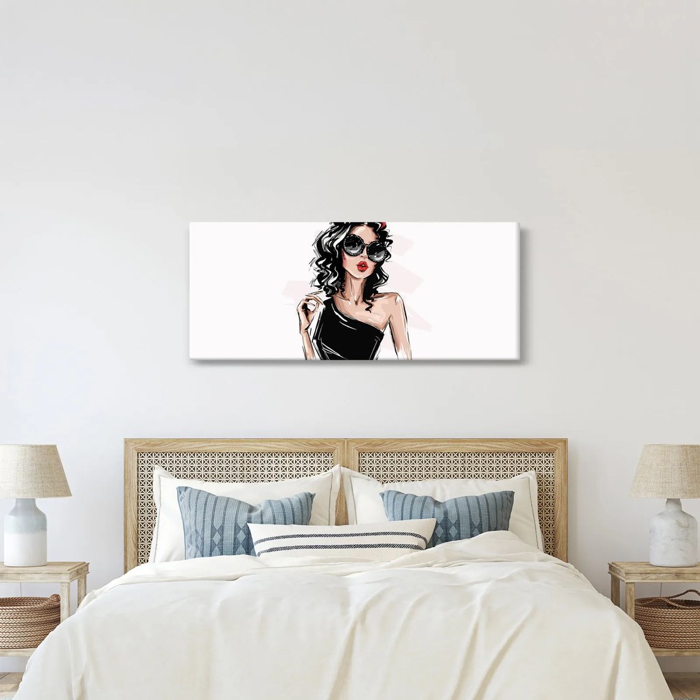 Tablou - Femeie de modă (120x50 cm)