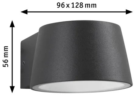 Aplică de exterior Paulmann 94713 LED/6W IP44 CAPERA 230V