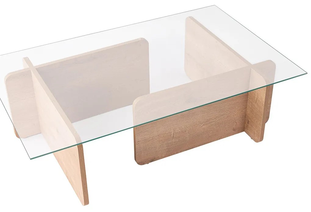 Măsuță de conferință Flavio Honey Oak