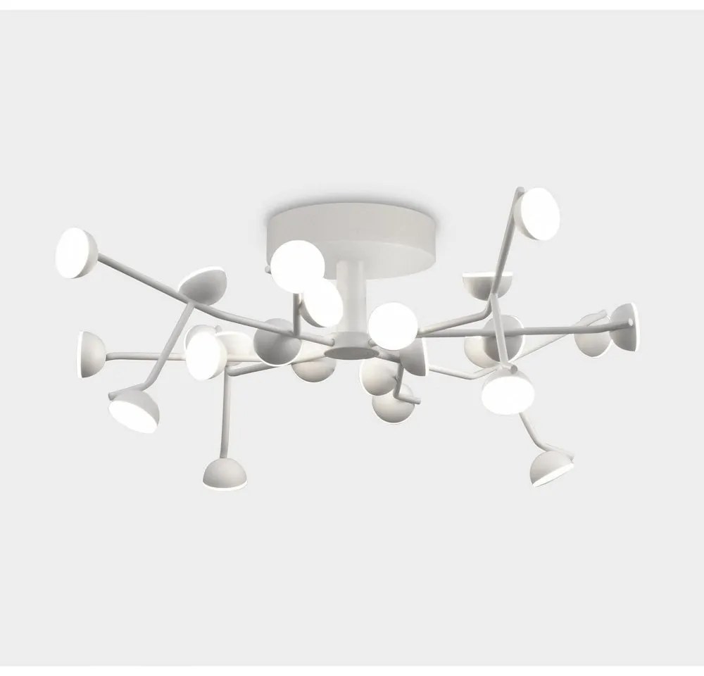 Plafoniera, Lustra aplicata LED design modern ADN alb Small