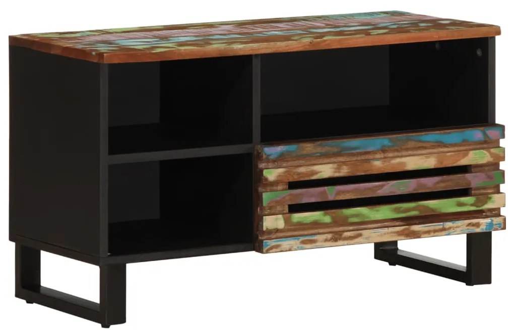 vidaXL Dulap TV, 80x34x46 cm, lemn masiv de acacia