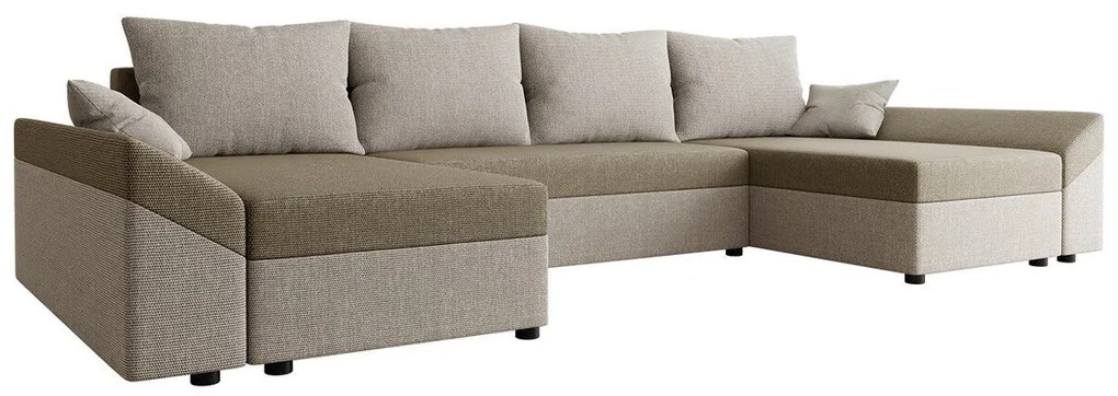 Colțar Memphis 131Cutie de pat, 316x138x82cm, 119 kg, Picioare: Plastic