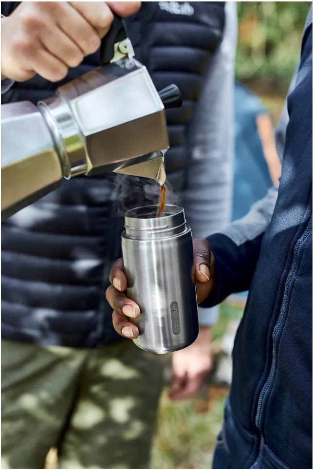 Cană termos argintie din oțel inoxidabil 340 ml – Black + Blum