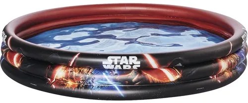 Piscină gonflabilă Star Wars cu 3 inele, Ø 120 cm, capacitate 140 l