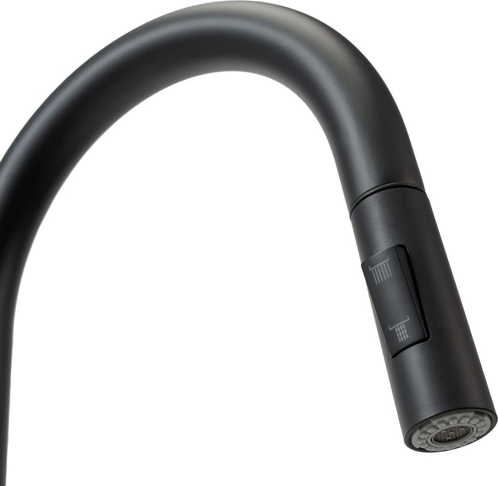 Baterie de bucătărie Rea Fresh Touch Black Matt