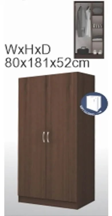 Dormitor GLOBAL3721 - wenghe
