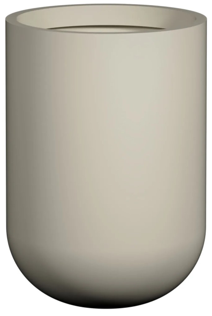 Ghiveci de flori Zenith, alb matasos, dimensiuni multiple - Ghivece ceramice mărimea: M - ⌀ 42,5, h. 60 cm