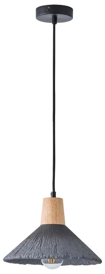 Lustră pe cablu 1xE27/15W/230V gri