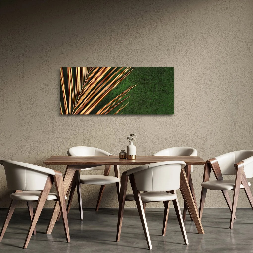 Tablou cu frunză (120x50 cm)