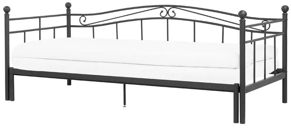 Pat extensibil 80 cm TULO (negru) (cu somieră). 1022656