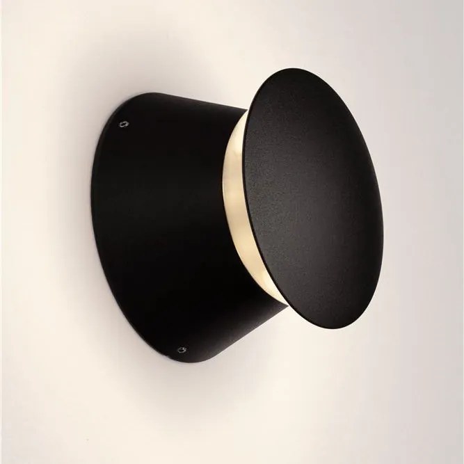 Mini Aplica perete exterior, Protectie IP65, RAY negru