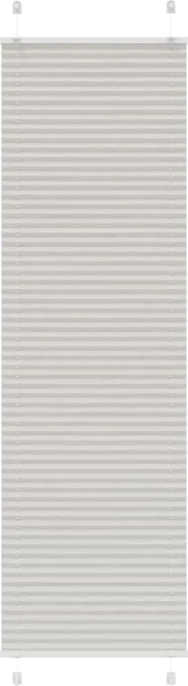 vidaXL Jaluzea plisată gri deschis 60x200 cm Lățime țesătură 59,4 cm