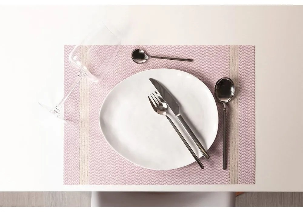 Suport pentru farfurii din plastic 45x33 cm Fishbone - Tiseco Home Studio