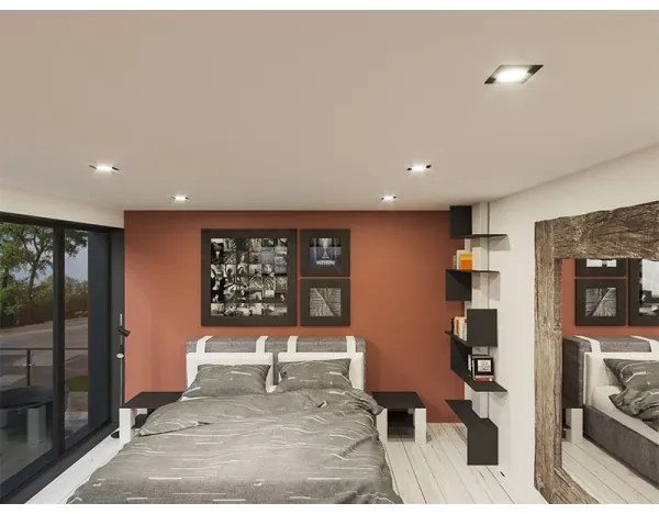 Corp de iluminat LED încastrat LED/18W/230V 3000K 11,5x11,5 cm alb