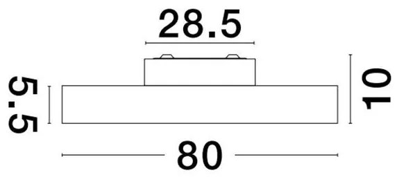 Plafoniera LED moderna design slim PERFECT 80cm negru CCT Dimmable
