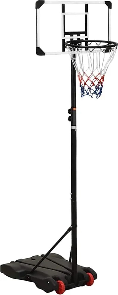 vidaXL Suport coș de baschet, transparent, 216-250 cm, policarbonat