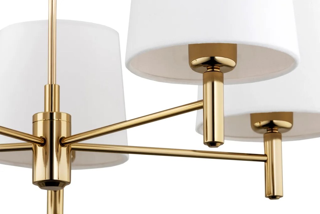 Candelabru modern design elegant PONTE 5L crem