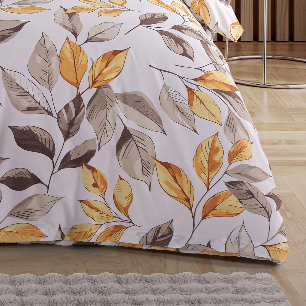 Lenjerie de pat din bumbac 4Home Autumn Leaves ,140 x 200 cm, 70 x 90 cm