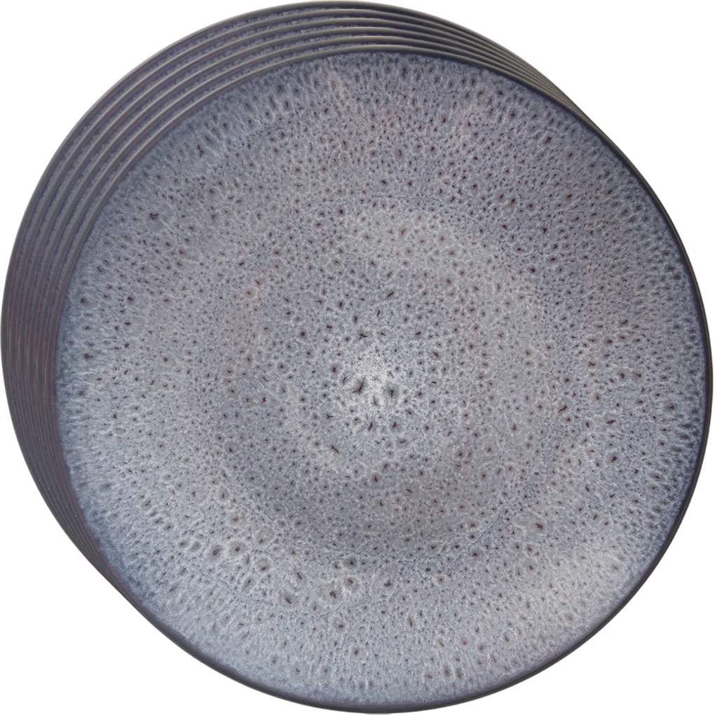Orion Set de farfurii ceramice adânci Glaze violet27 cm, buc.