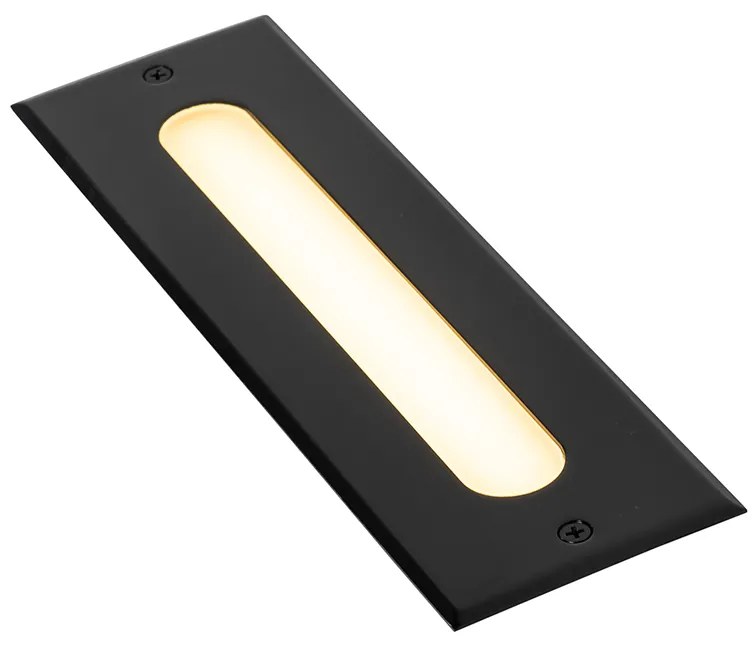 Spot modern pentru sol negru 30 cm inclusiv LED IP65 - Eline