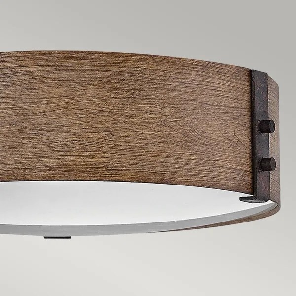 Plafonieră Hinkley HK-SAWYER-F-M-SQ SAWYER 3xE14/40W/230V d. 38 cm maro