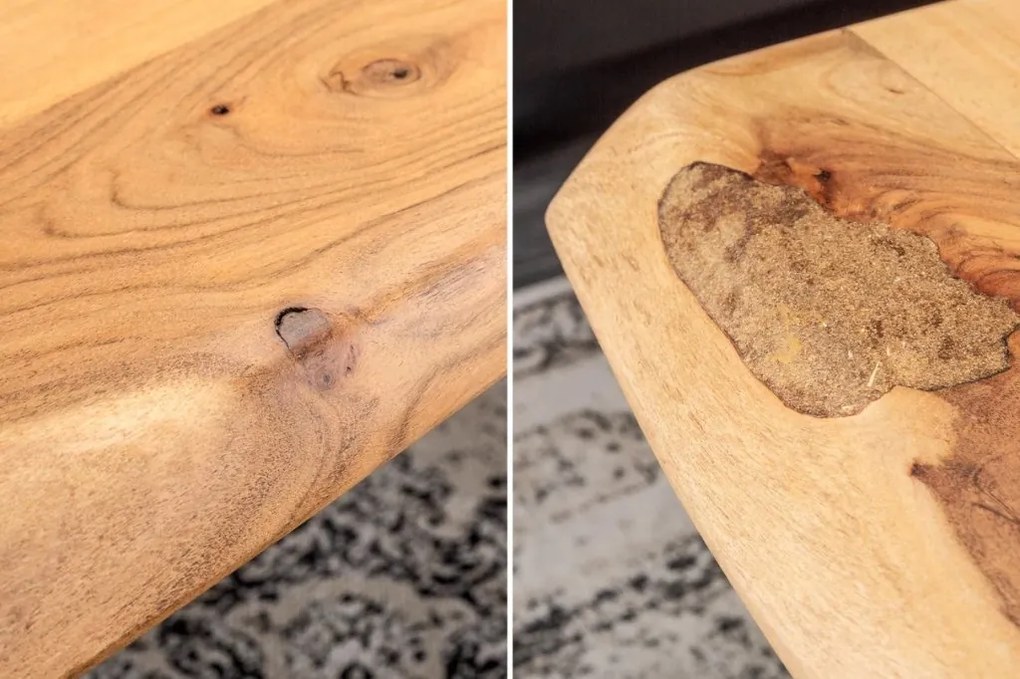 Masuta Design Industrial, Lemn, Metal, Mammut X 110cm