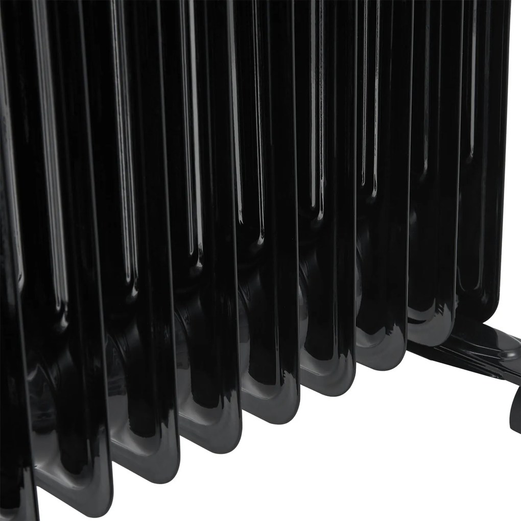 Radiator ulei OH120BL3 cu termostat si display LED, 2000W negru