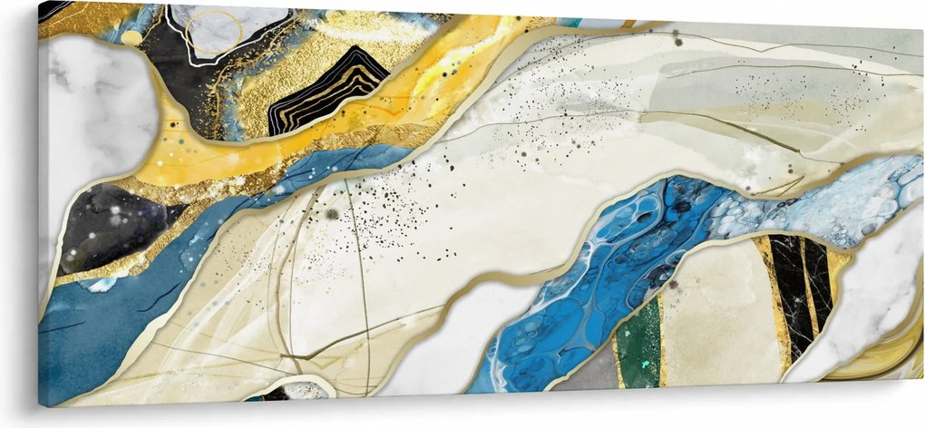 Tablou - Marmură colorată (120x50 cm)