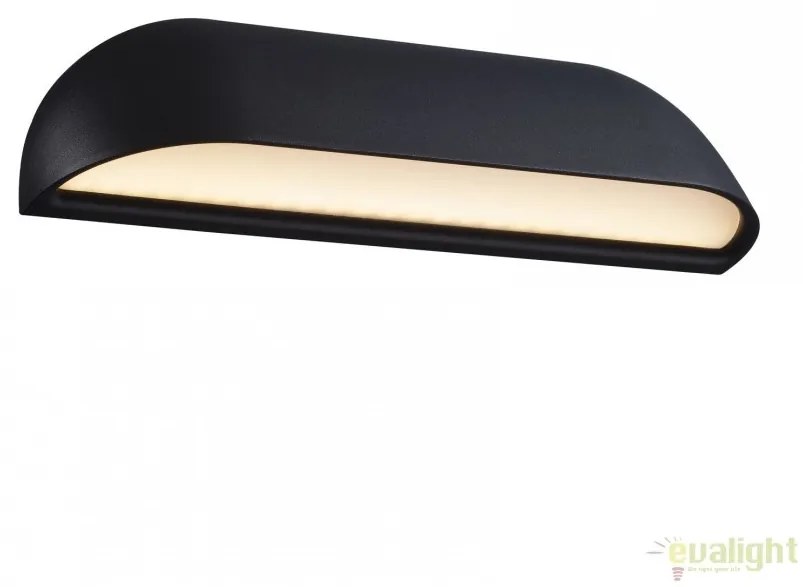 Aplica de perete LED pentru iluminat exterior cu protectie IP44 FRONT 26 neagra 84081003 DFTP
