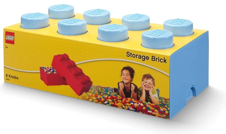 Cutie de depozitare LEGO®, albastru deschis