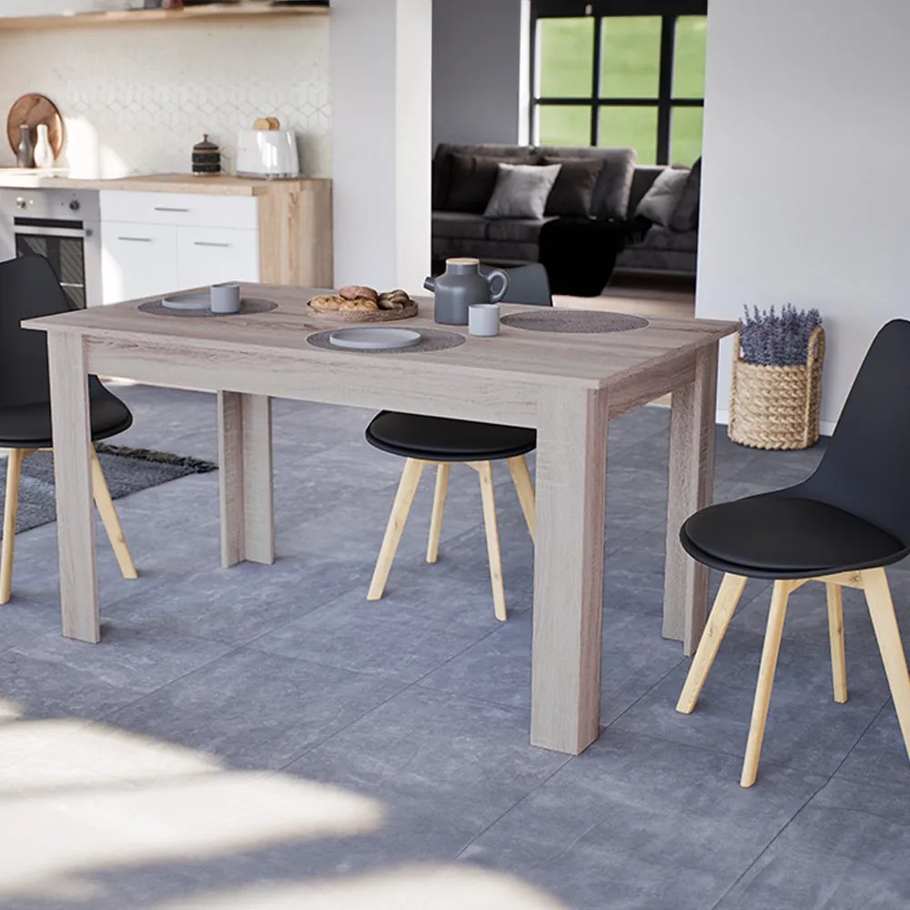 Masa de sufragerie Yorki Standard 140x80 cm stejar yorki