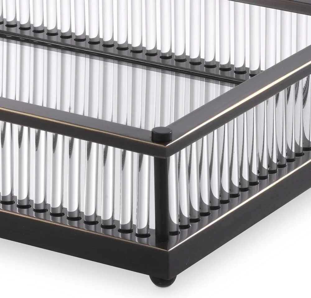 Tava design LUX Cora Rectangular, bronz 115722 HZ