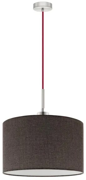 Lustră LED pe cablu Eglo TUNJA 1xE27/60W/230V maro