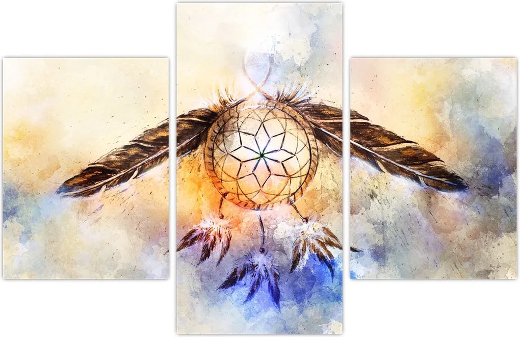 Tablou - Captator de vise cu pene (90x60 cm)