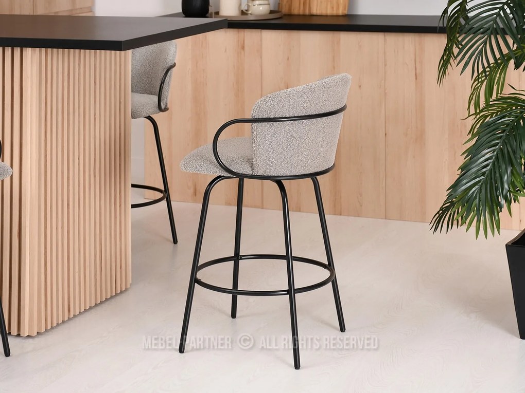 Scaun Sofia (bej deschis + negru). 1110747
