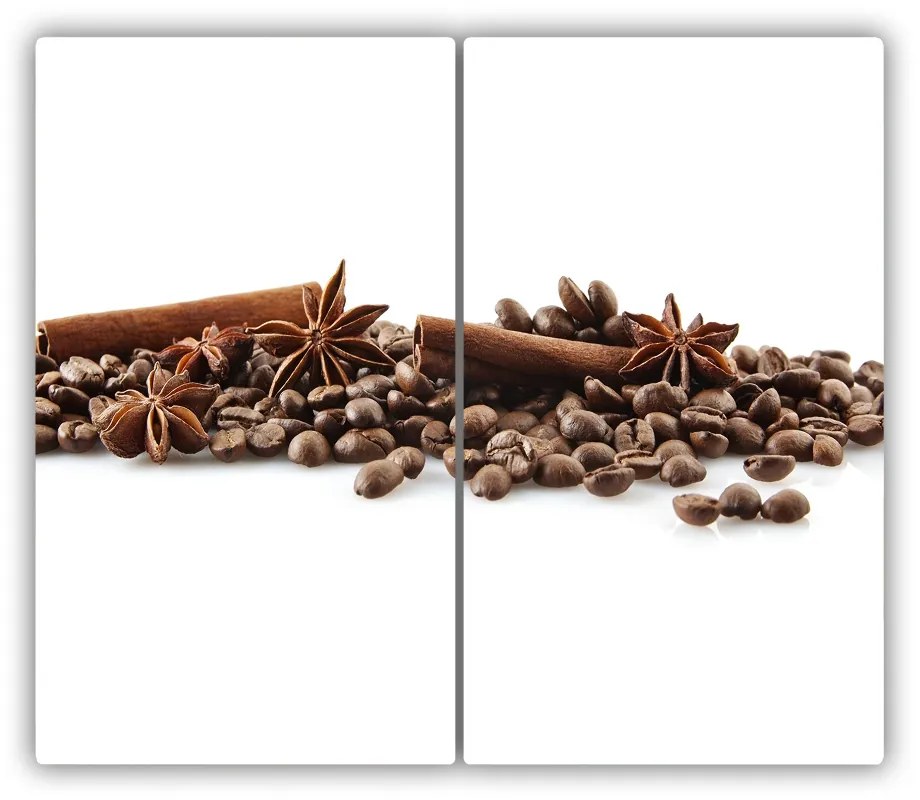 Tocator din sticla Boabe de cafea scorțișoară