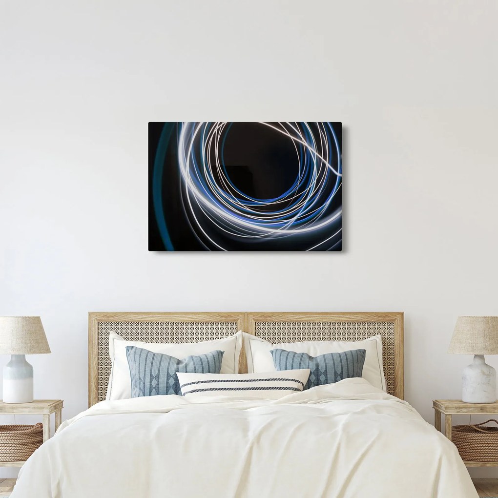 Tabloul cu linii albastre (90x60 cm)