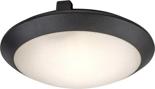 Rabalux 77235 - Plafonieră de exterior cu senzor WELRO 1xE27/9W/230V IP65 Ø 30 cm negru