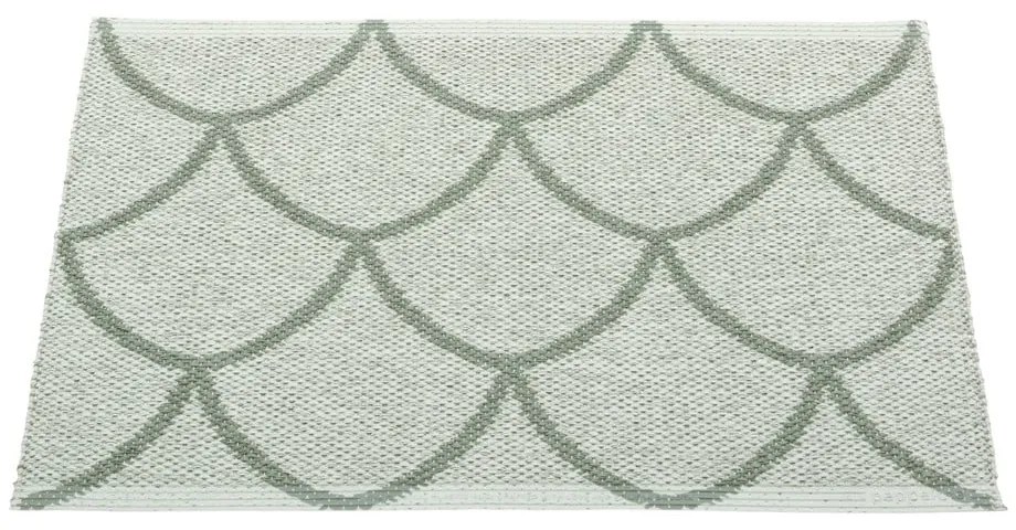 Covor pentru exterior și interior verde 70x50 cm Kotte Army Sage – Pappelina