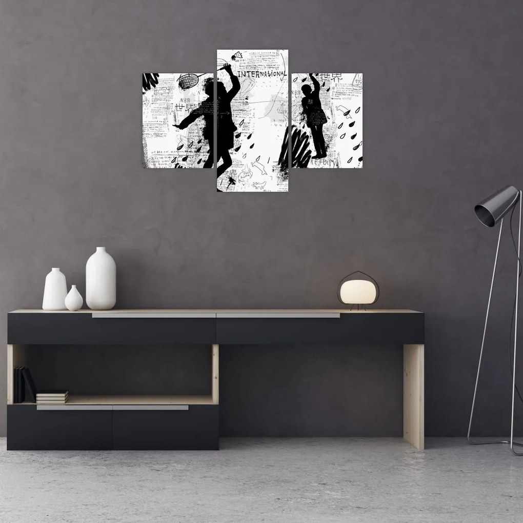 Tablou - Artă stradală - zarvă (90x60 cm)