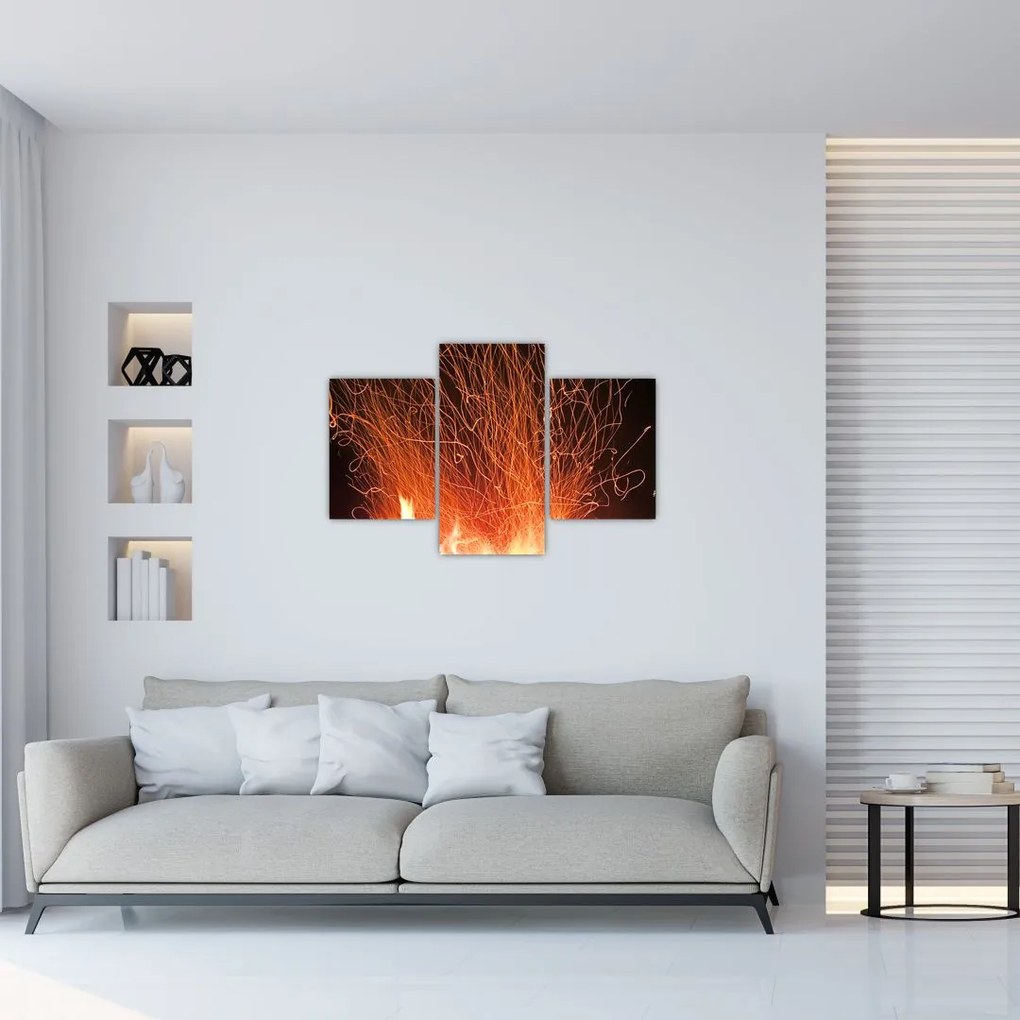 Tablou cu focul (90x60 cm)