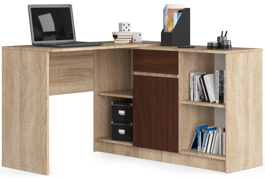 Comodă Briar (Stejar sonoma + wenge). 1069834
