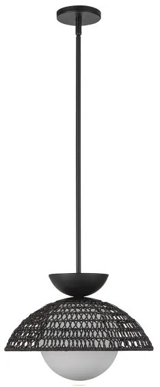 Alora Mood ALM-PERTH-P-BK - Lustră pe tijă PERTH, 1xE27/60W/230V, Ø 37,5 cm, negru