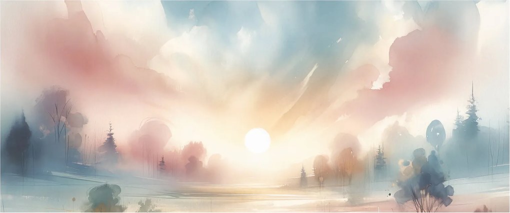 Tablou - Peisaj elegant (120x50 cm)