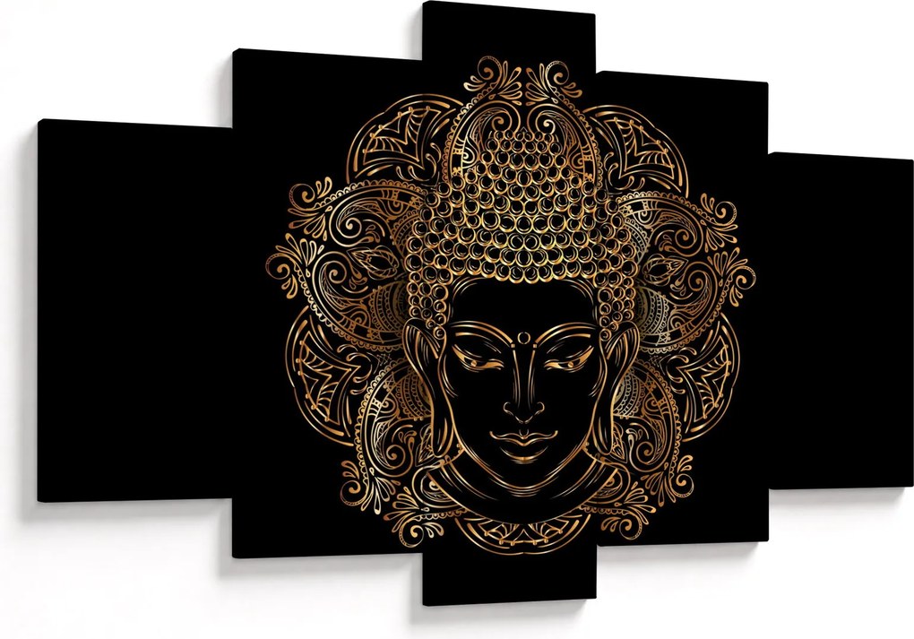 Tablou - Buddha auriu (150x105 cm)