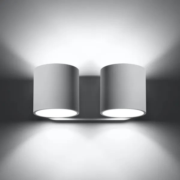 Sollux SL.0659 - Aplica de perete ORBIS 2xG9/40W/230V albă