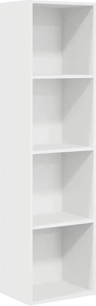 vidaXL Bibliotecă, alb, 40x30x152 cm, lemn prelucrat