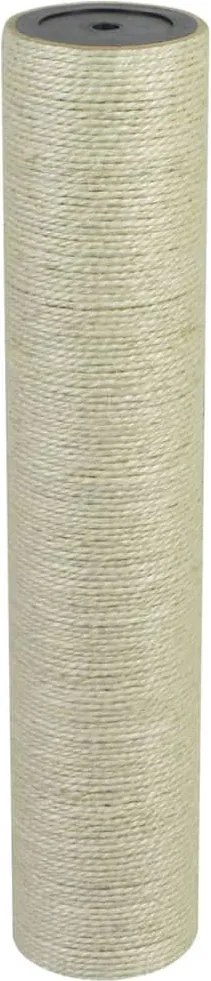 vidaXL Ansamblu de joacă pentru pisici 8 x 40 cm, 8 mm, bej