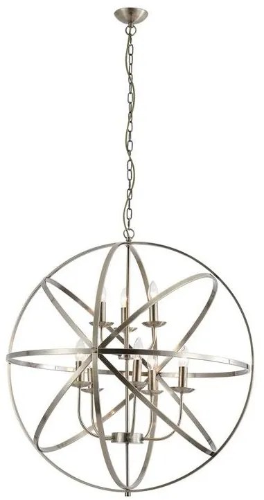 Lustra suspendata stil traditional Orbit 8Lt, alama antic