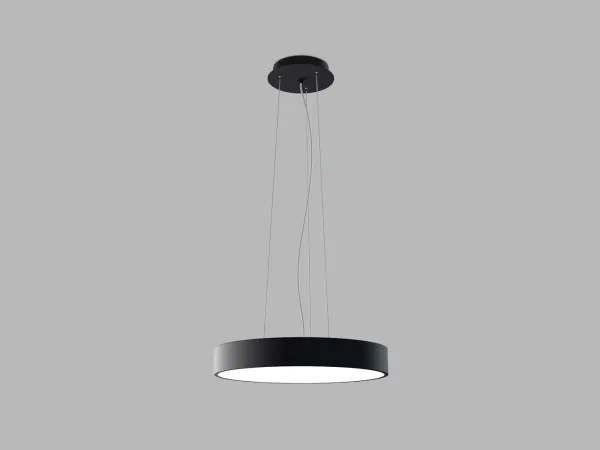 LED2 - LED Lustră pe cablu MONO SLIM LED/30W/230V 2700/3000K/4000K Ø 40 cm neagră
